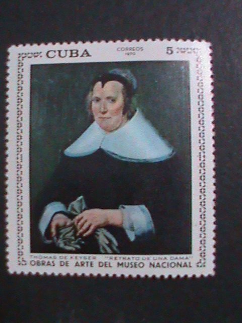 ​CUBA-1970   FAMOUS PAINTINGS-IN THE NATIONAL MUSIUM- MNH-VERY FINE