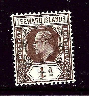 Leeward Is 41 MLH 1909 issue    (ap4124)