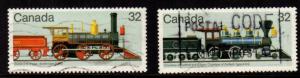 Canada - #1036 - 1037 Locomotives set/2 - Used