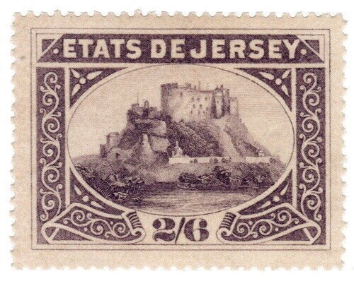 (I.B) Jersey Revenue : Duty Stamp 2/6d (1900)