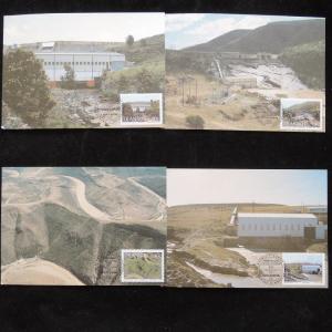 ZG-A344 TRANSKEI - Maximum Card, Fdc 1986 Umtata Minerals Mine Postcards