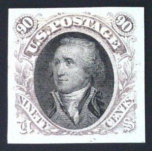 US Scott #122-E2b - 90c Dull Violet - Washington - Essay