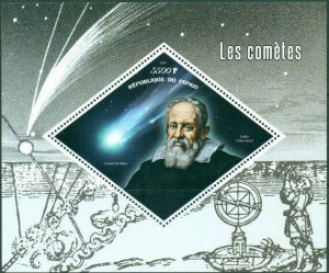 Comets Astronomers Bredikhine Mechaim Galileo Galilei Space MNH stamps set