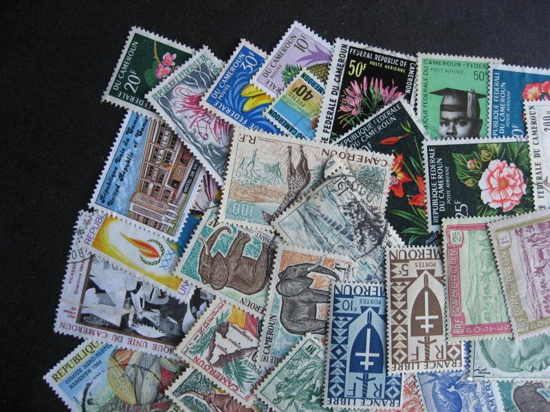 Collection breakdown! CAMEROON 40 different, some mixed condition