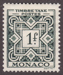 Monaco J31 Postage Due 1946