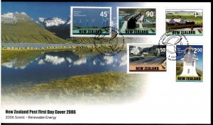 New Zealand 2006 Scenic - Renewable Energy FDC