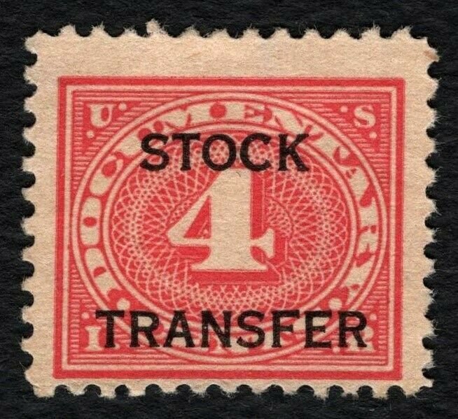 #RD3 4c Stock Transfer, Used [17] **ANY 5=FREE SHIPPING**