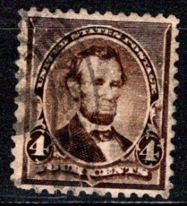 United States Scott # 222, used