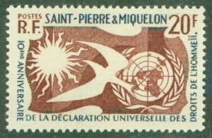 St Pierre Miquelon 356 MNH SCV $3.50 BIN $2.00