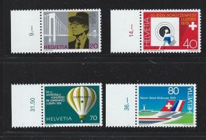 Switzerland    MNH sc# 671-674