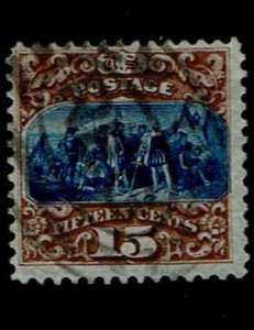 Scott #129 F/VF-used. With 1992 PF certificate. SCV - $1,000.00 A Showpiece.