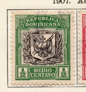 Dominican Republic 1907 Early Issue Fine Used 1/2c. 104084