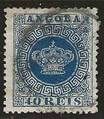 Angola, 5, used, 1870  (a541)