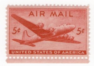 US Scott C32 5¢, MNH, DC-4 Spymaster, perf 11 x 10½