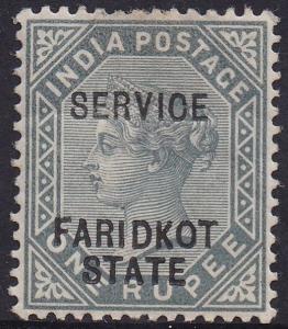 FARIDKOT 1887 QV SERVICE 1R GREY 