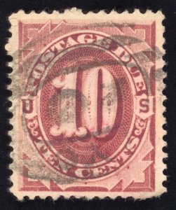 US Scott J26 Used 10c bright claret Postage Due Lot GUS031 bhmstamps