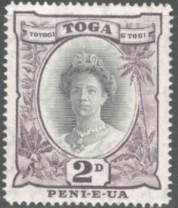 TONGA  Scott 75 MH* 1942 wmk 4