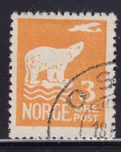 Norway 105 Polar Bear & Airplane 1925