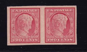 368 Pair VF-XF never hinged original gum with nice color cv $ 60 ! see pic !