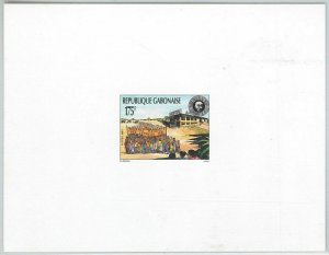 49996 - GABON - DELUXE STAMP Sheet 1993 souvenir - MEDICINE: Leprosy-