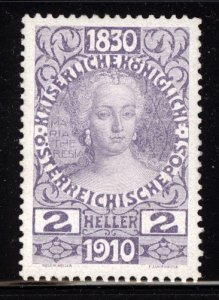 Austria 1910  Scott #129 MLH