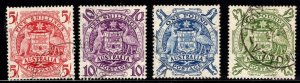 *KAPPYSSTAMPS 18227   AUSTRALIA SCOTT#  218-21 USED VF