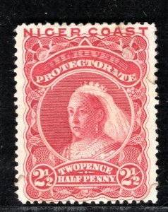 NIGER COAST PROTECTORATE QV Stamp 2½d Oil Rivers Overprint MNG 1894 OBLUE124