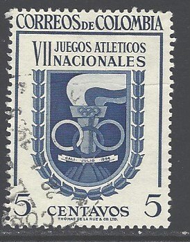 Colombia Sc # 623 used (BBC)