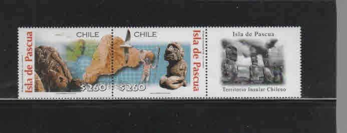 CHILE #1361  2001  EASTER ISLAND      MINT VF NH  O.G  PAIR