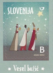 2014 Slovenia Christmas {Scott 1099) MNH