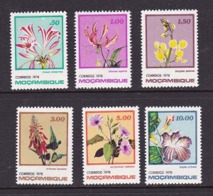 Mozambique 1978 Flower Sc 592-597 set MNH