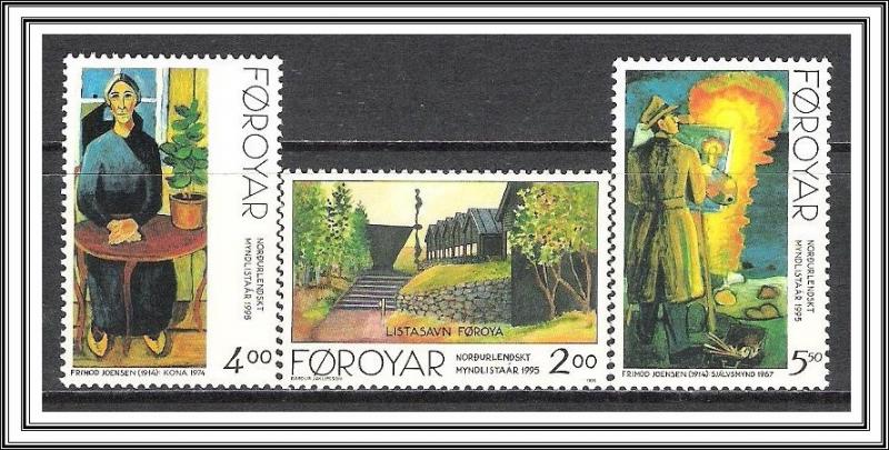 Faroe Islands #284-286 Nordic Art Set MNH