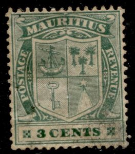 Mauritius #139 Arms Type Used CV$0.30 - Has pencil mark