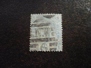 Stamps - Great Britain - Scott# 68 - Plate 19 - Used Part Set of 1 Stamp