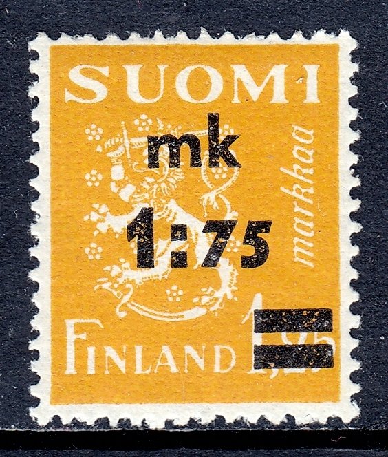 Finland - Scott #221 - MLH - Gum bump - SCV $3.00