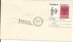 Canada 568-69   FDC   1973  PD