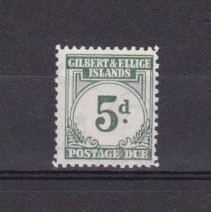 GILBERT & ELLICE 1940, SG# D5, Postage Due, MNH