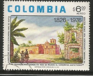 COLOMBIA  C634 USED, 150TH ANNIVERSARY OF THE CONGRESS OF PANAMA