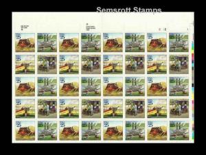 2434-2437 UPU Mail Delivery.  MNH 25¢ Sheet of 40.     (hcofwn4)