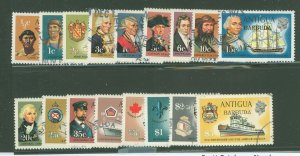 Barbuda #113-129 Used Single (Complete Set)