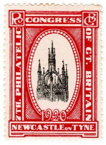 (I.B) Cinderella : 7th Philatelic Congress (Newcastle 1920)