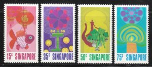 Singapore 1972 Sc 157-60 Festivals MH