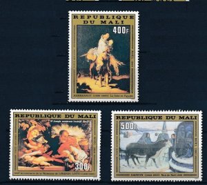 Mali 1980 Airmail, Paintings by Gauguin etc. (3v Cpt) MNH CV$8