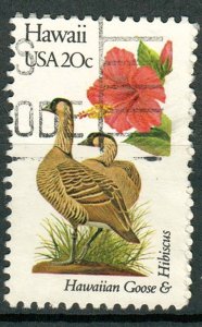 1963 Hawaii Birds and Flowers used single - perf 10.5 x 11