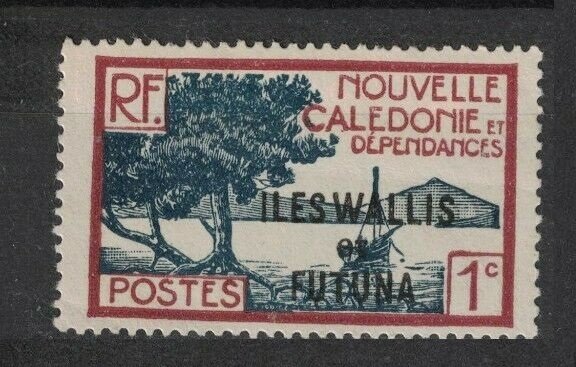 1930 Wallis and Futuna 43 Overprint - Caledonia # 136