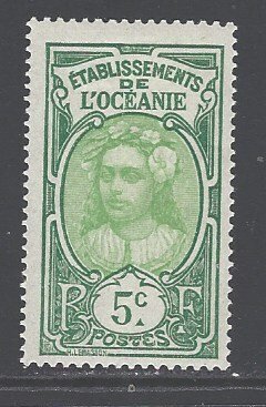 French Polynesia Sc # 24 mint hinged (RRS)