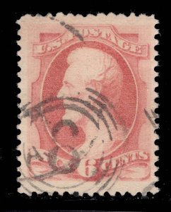 MOMEN: US STAMPS #186 USED VF/XF PF CERT LOT #89125