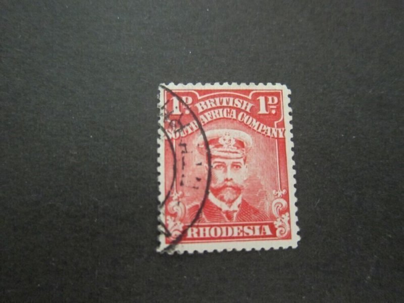 Rhodesia 1913 Sc 120b Bright Rose FU