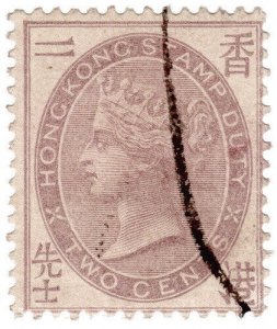 (I.B) Hong Kong Revenue : Stamp Duty 2c (1890)