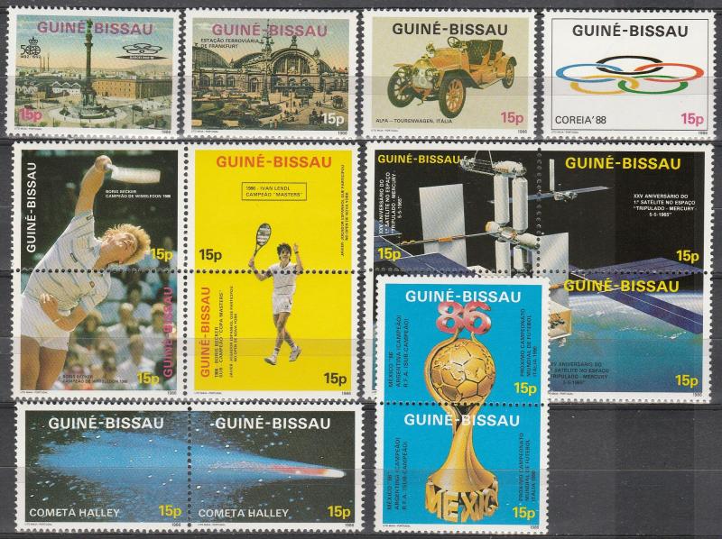 Guinea-Bissau #688A-688P  MNH  CV $100.00 (A17520)